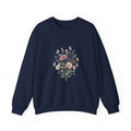 Floral Bouquet Crewneck Sweatshirt — Vintage Wildflower Design