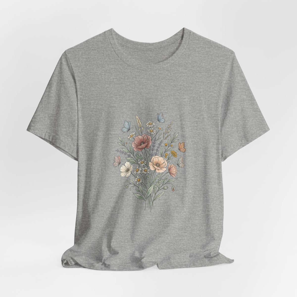 Floral Bouquet Tee — Vintage Wildflower Graphic T-Shirt