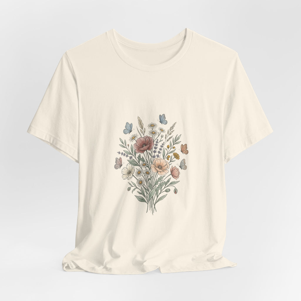 Floral Bouquet Tee — Vintage Wildflower Graphic T-Shirt
