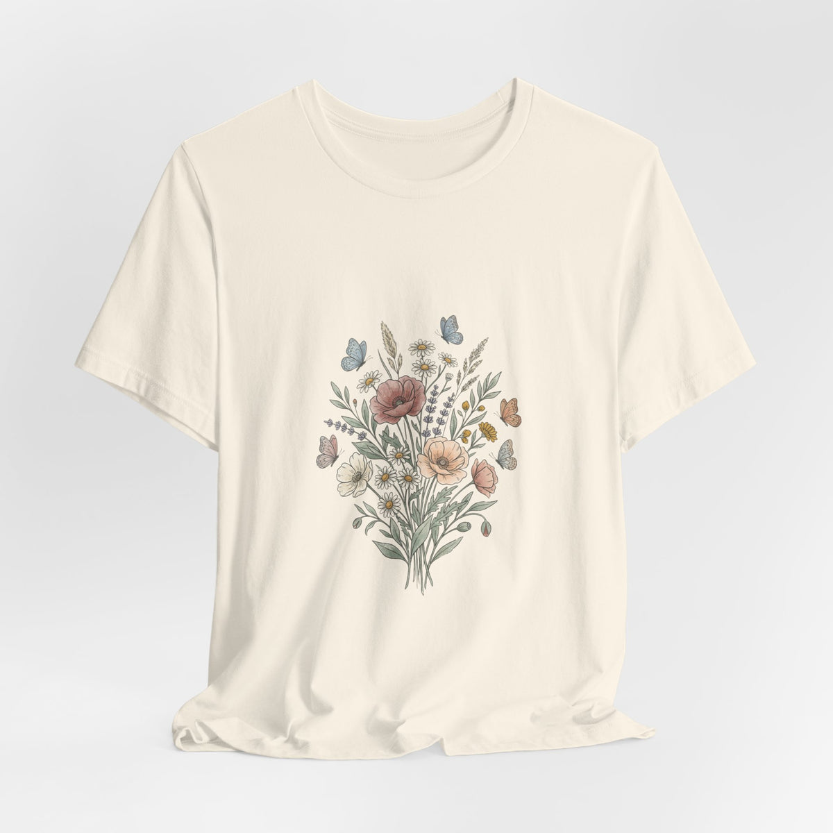 Floral Bouquet Tee — Vintage Wildflower Graphic T-Shirt