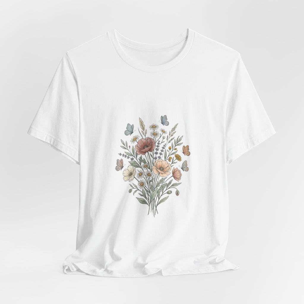 Floral Bouquet Tee — Vintage Wildflower Graphic T-Shirt