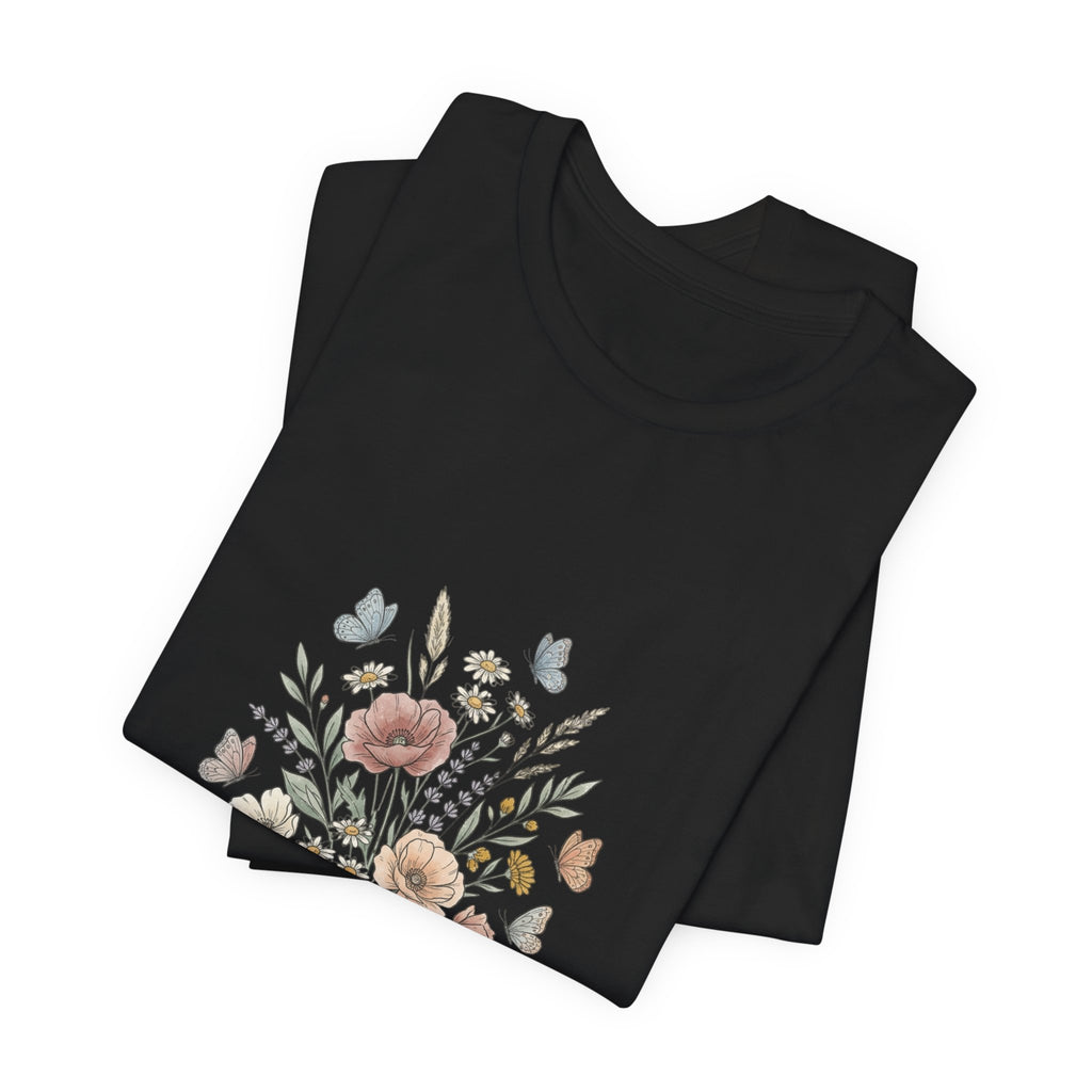 Floral Bouquet Tee — Vintage Wildflower Graphic T-Shirt