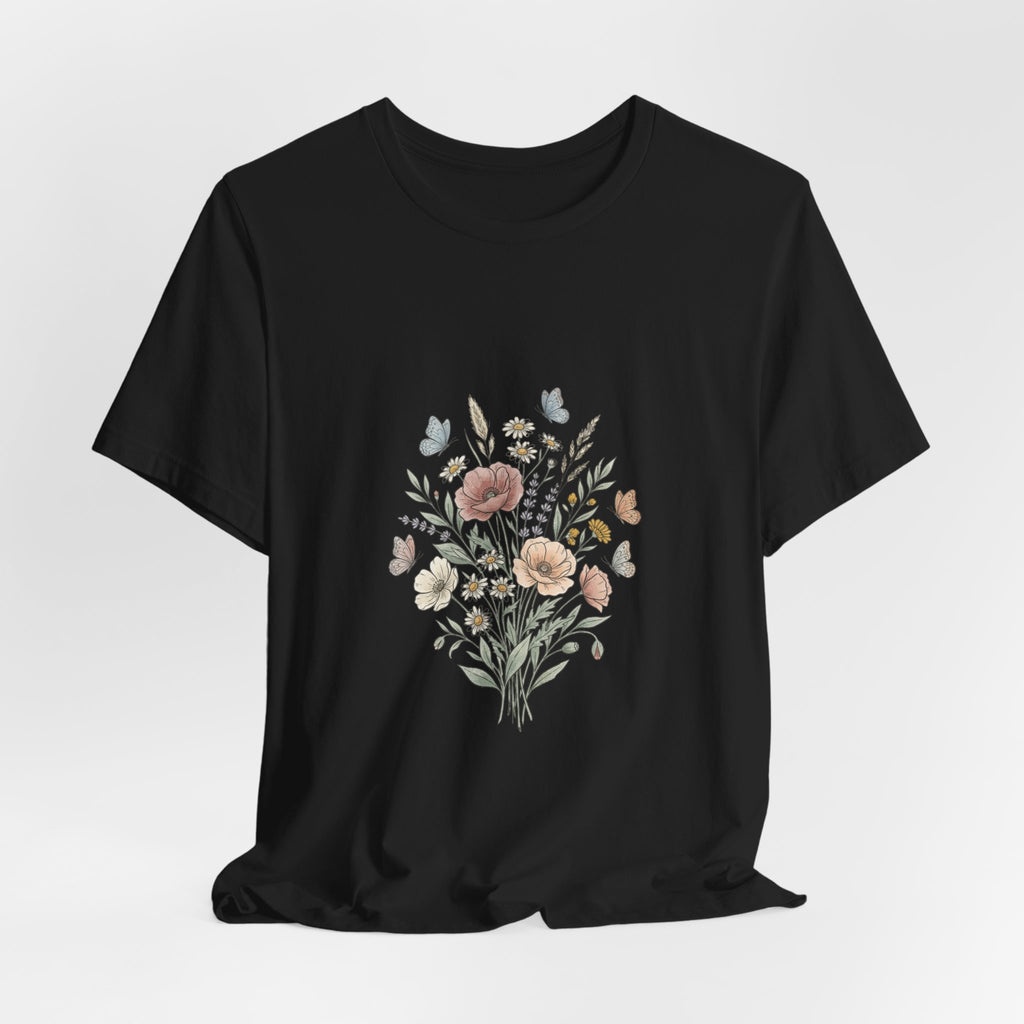 Floral Bouquet Tee — Vintage Wildflower Graphic T-Shirt