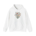 Floral Bouquet Hoodie — Vintage Wildflower Garden Sweatshirt