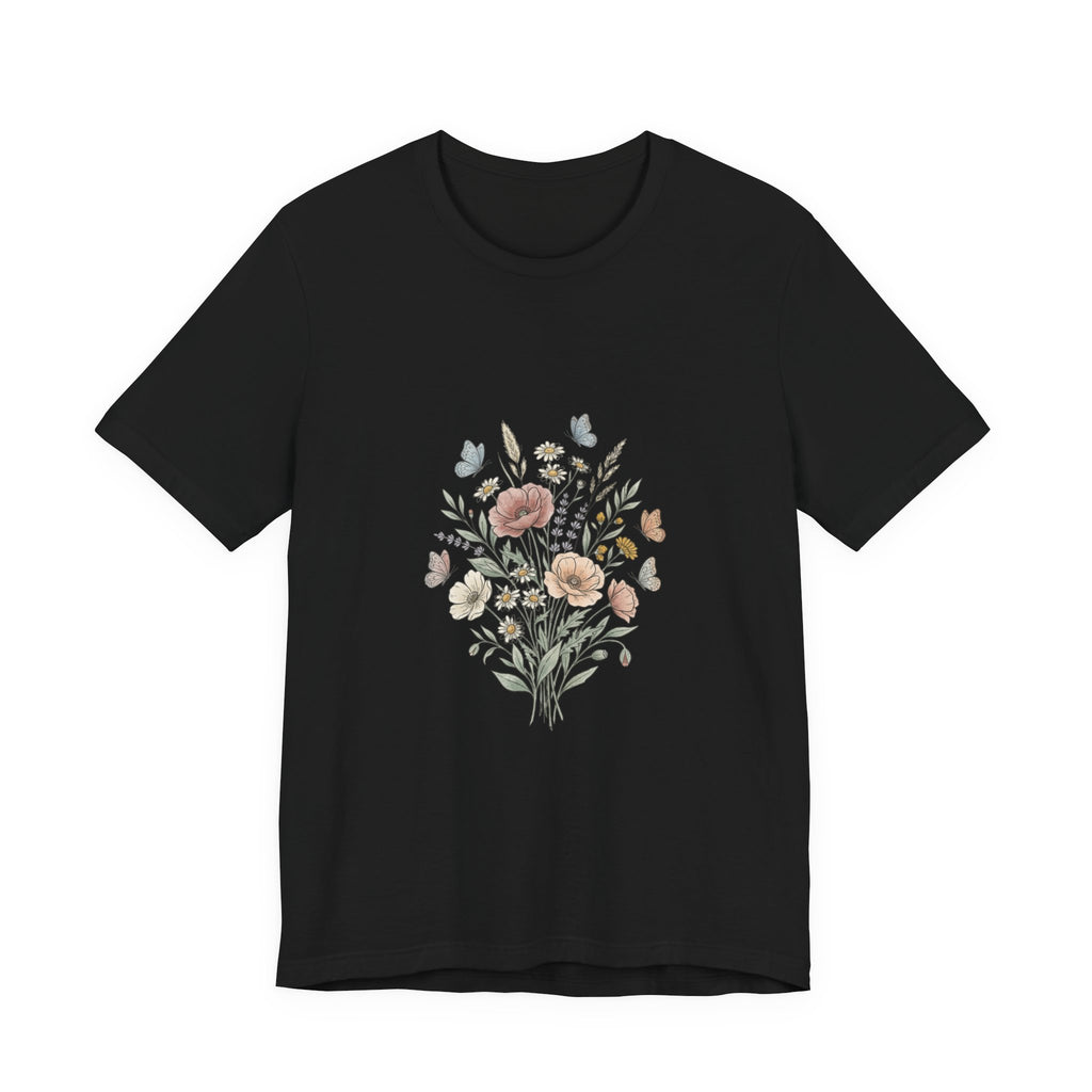 Floral Bouquet Tee — Vintage Wildflower Graphic T-Shirt