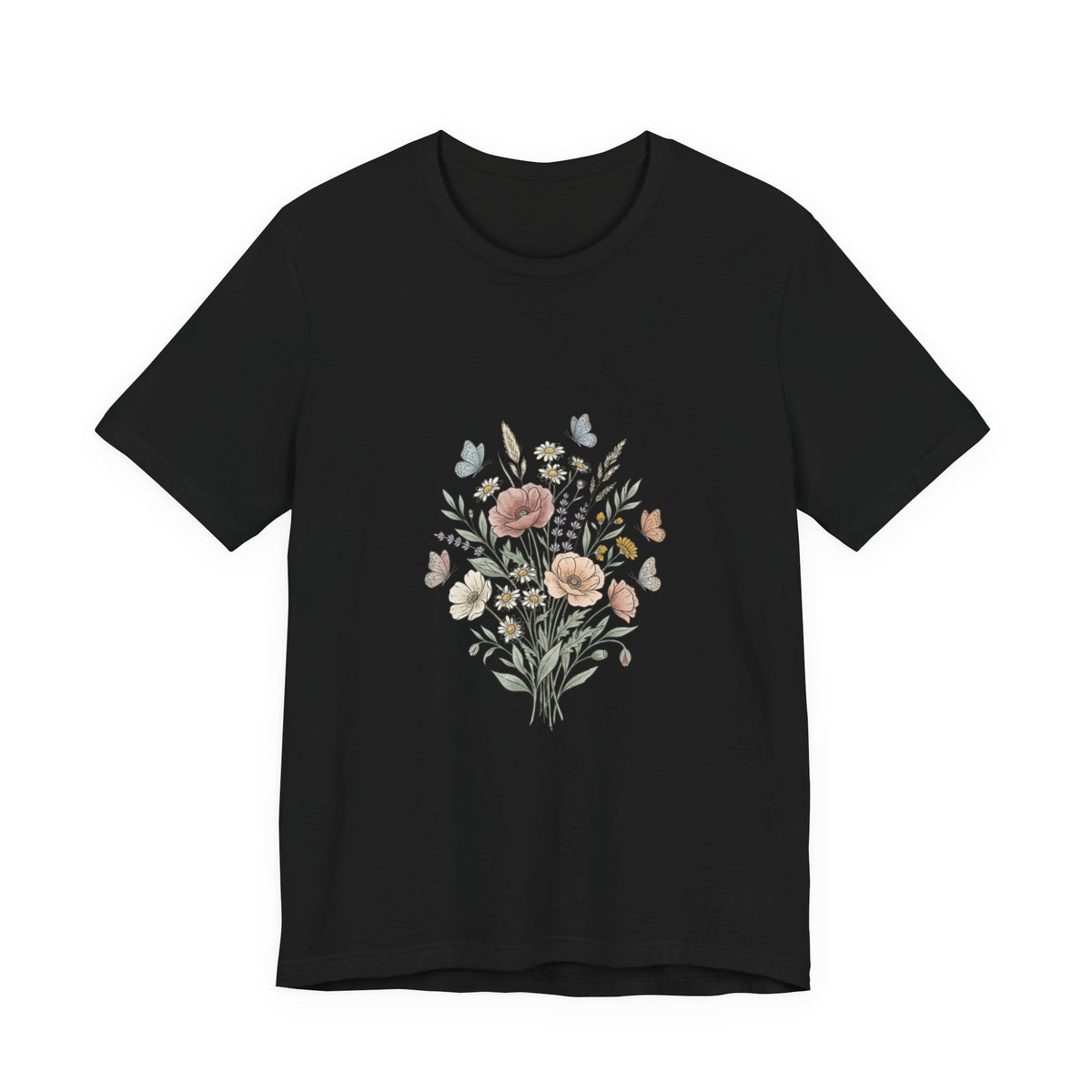 Floral Bouquet Tee — Vintage Wildflower Graphic T-Shirt