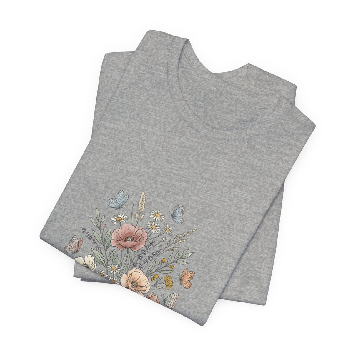Floral Bouquet Tee — Vintage Wildflower Graphic T-Shirt
